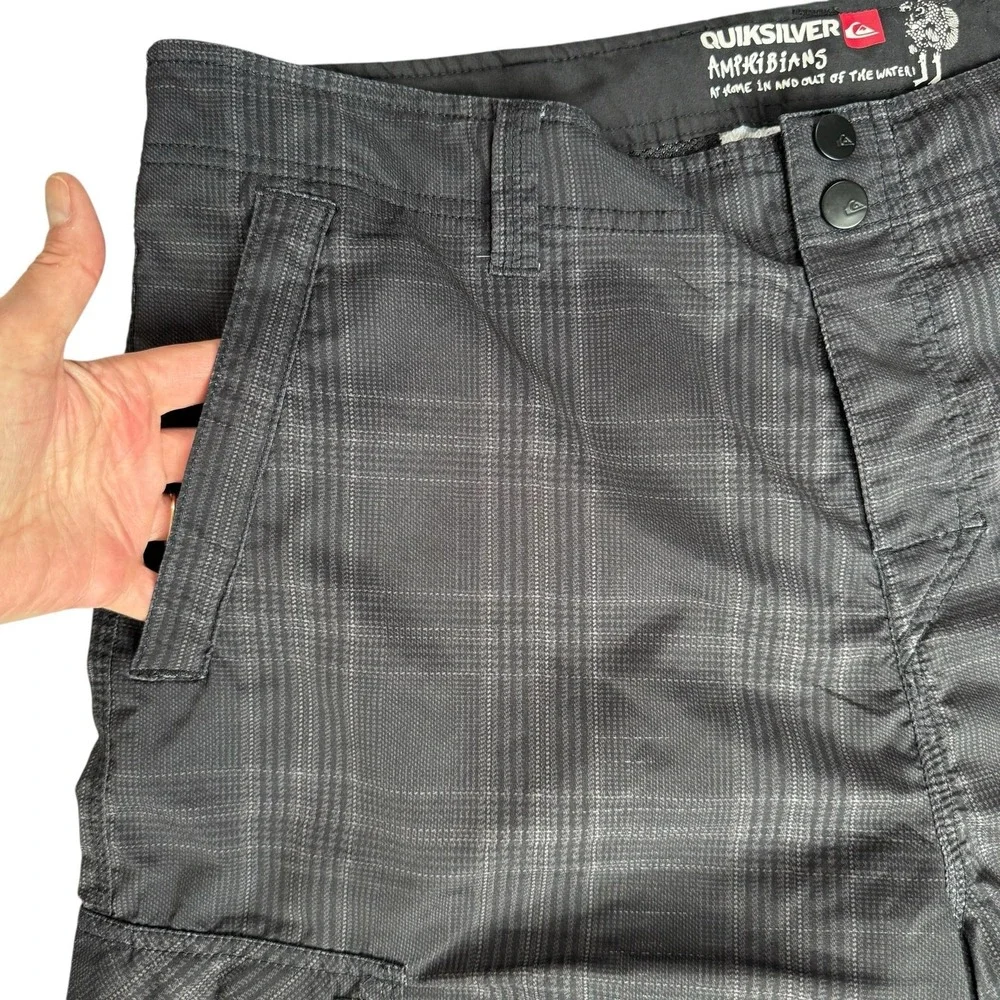 Quiksilver Amphibians Mens Board Shorts‎ 38 Quick Dry Casual Swimwear Boat READ